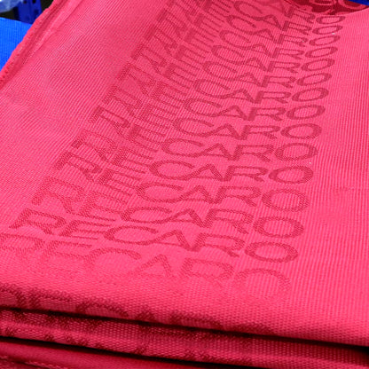 1Pcs JDM Style High Quality Hyper Bride Recaro Seats Fabric Racing Car Seat Cover Headliner Door Panel Cloth 100CM X160Cm Recaro Red The Night Shift Performance Street Gear by The Night Shift Automotive Apparel