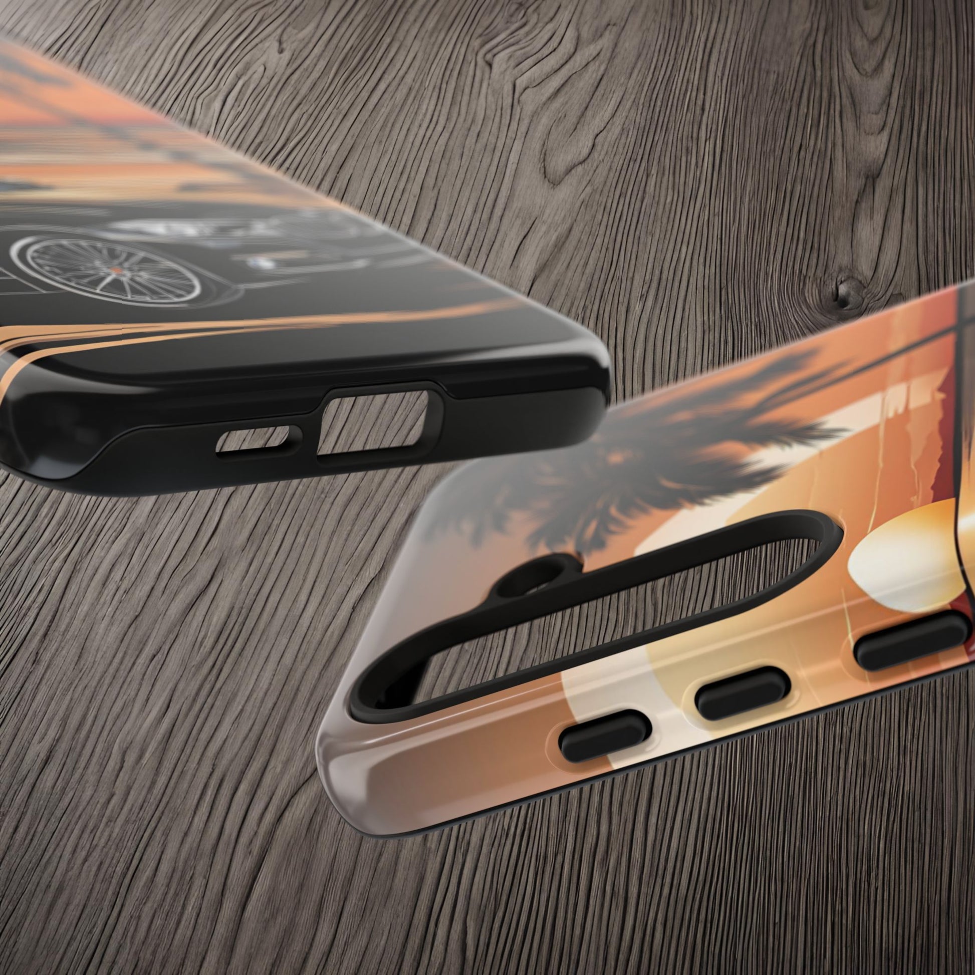 BMW Sunset On The Beach-Dual Layer Ultra Tough Phone Case Printify by The Night Shift Automotive Apparel