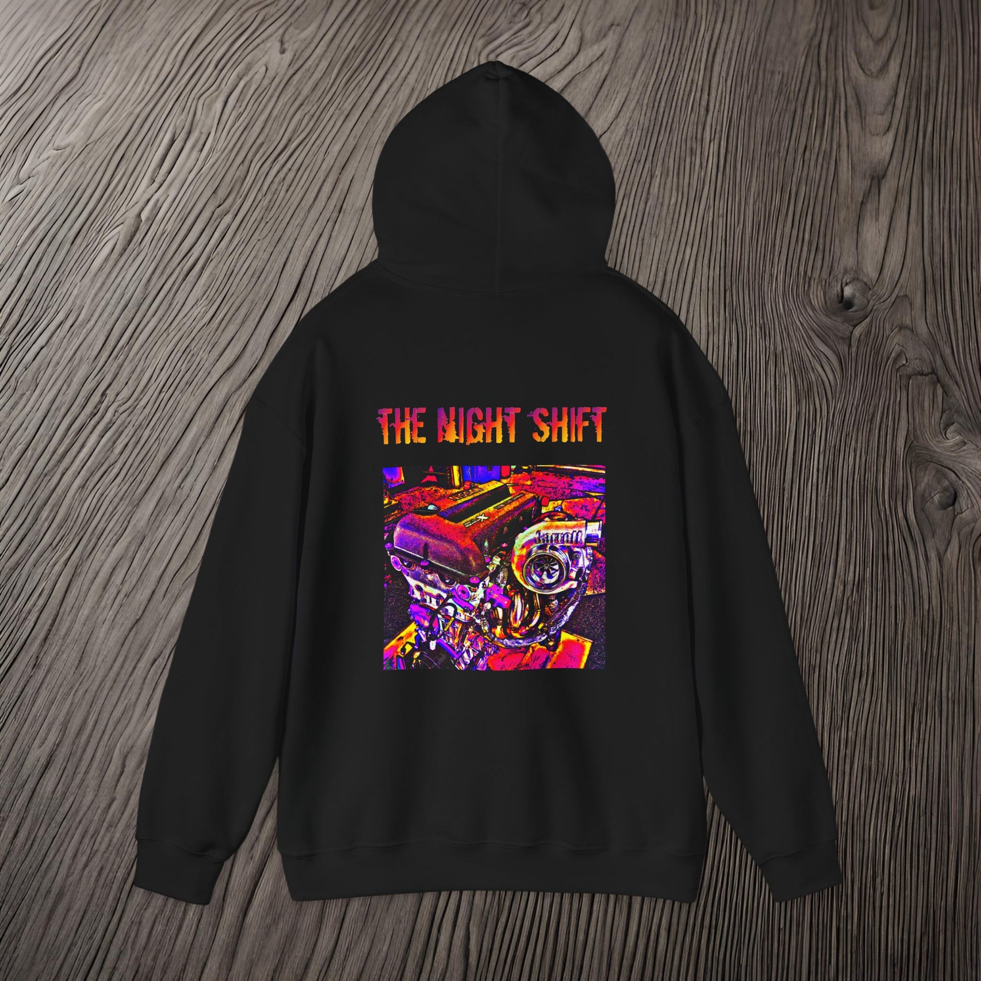 SR20DET Synthwave-Premium, Ultra Soft Unisex Oversized Hoodie Printify by The Night Shift Automotive Apparel