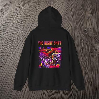 SR20DET Synthwave-Premium, Ultra Soft Unisex Oversized Hoodie Printify by The Night Shift Automotive Apparel