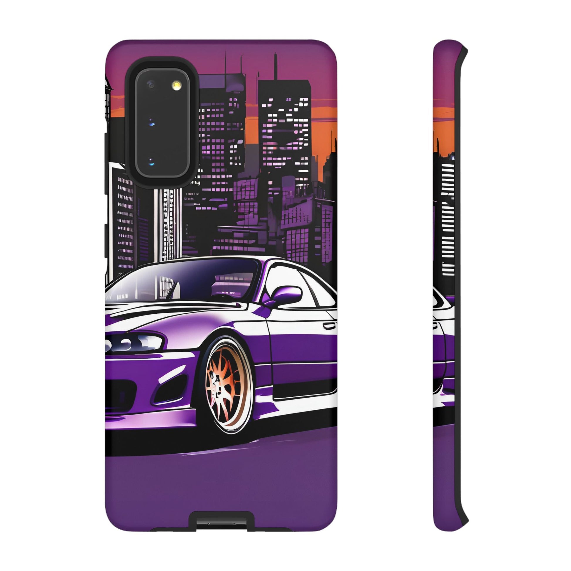 Nissan 240sx S15-Dual Layer Ultra Tough Phone Case Samsung Galaxy S20 Matte Printify by The Night Shift Automotive Apparel