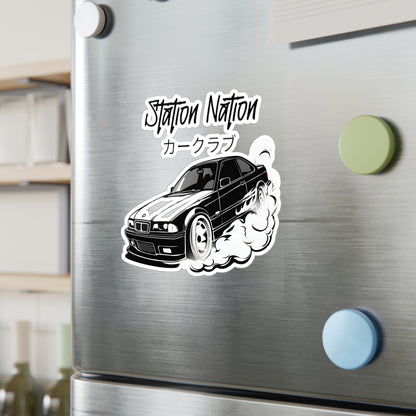 Kiss-Cut Vinyl Decals Printify by The Night Shift Automotive Apparel