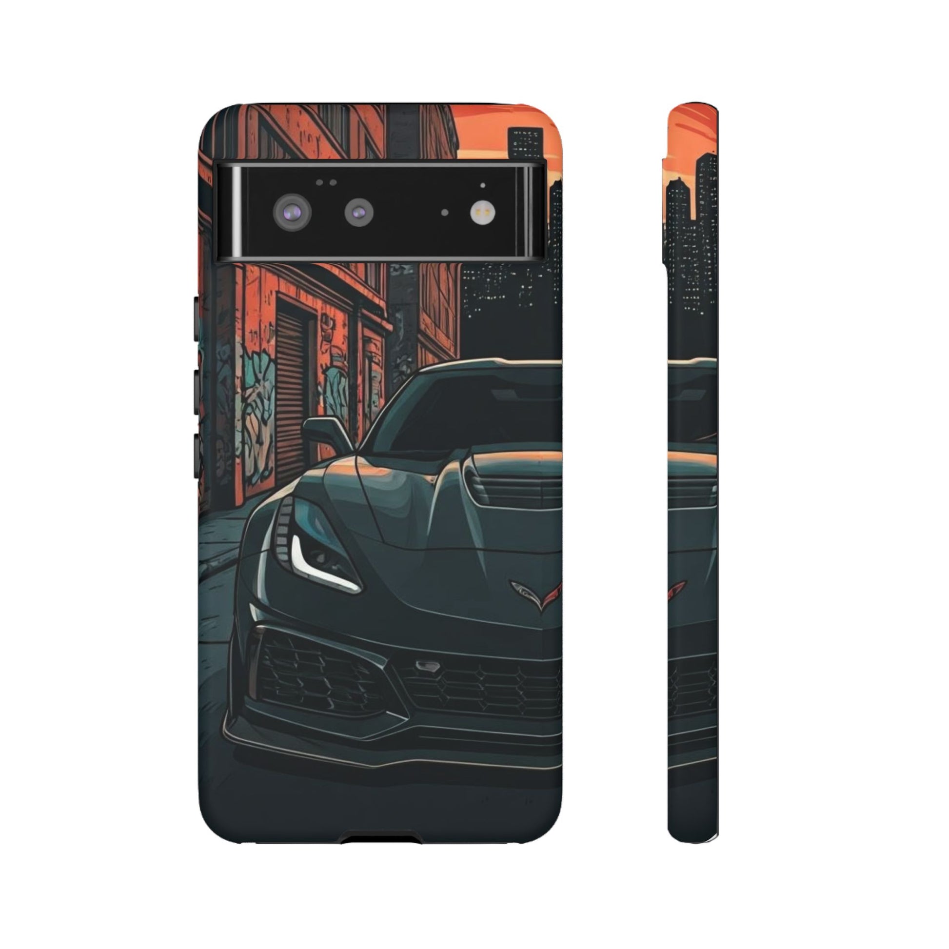 Chevy Corvette C7 Street Life-Dual Layer Ultra Tough Phone Case Printify by The Night Shift Automotive Apparel