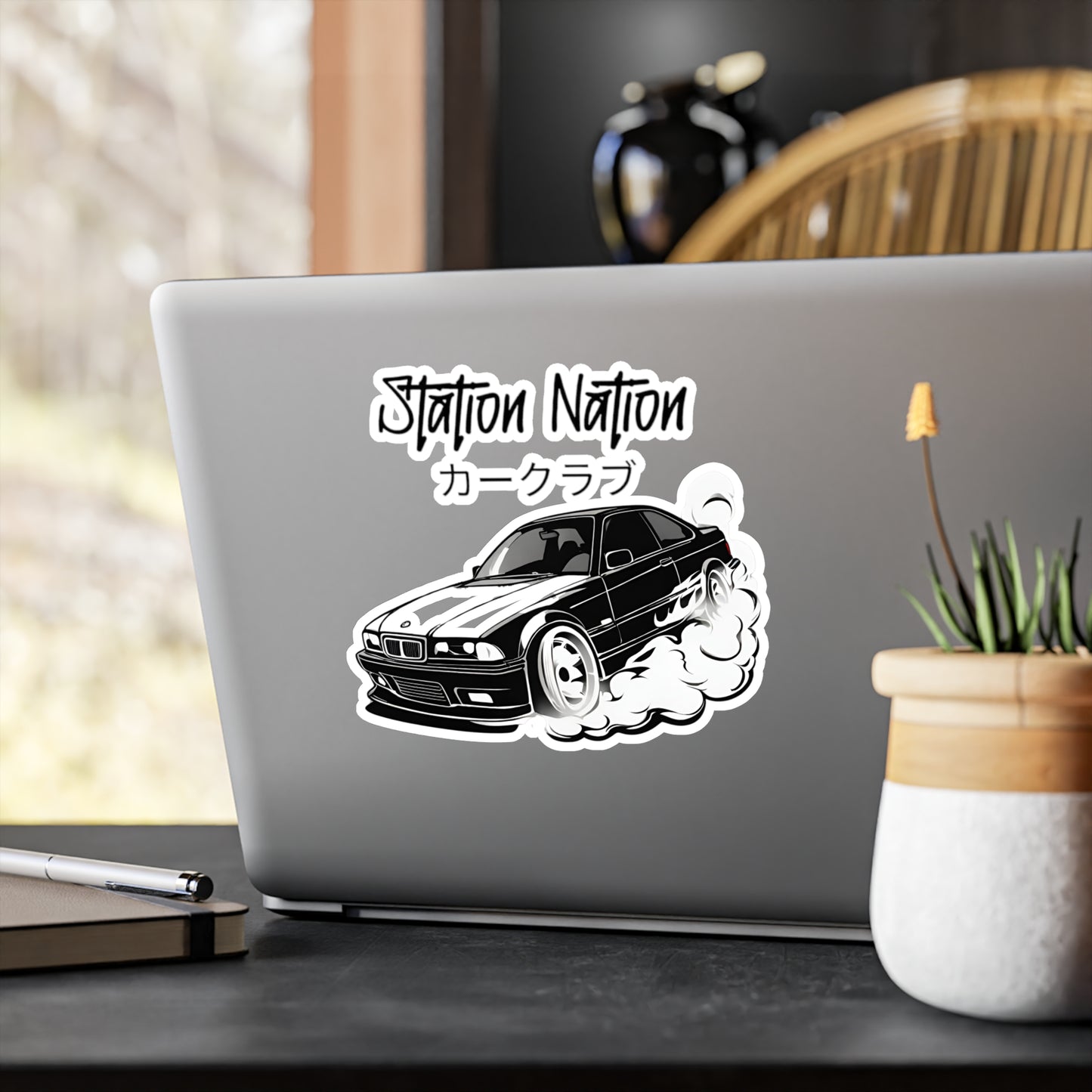 Kiss-Cut Vinyl Decals Printify by The Night Shift Automotive Apparel