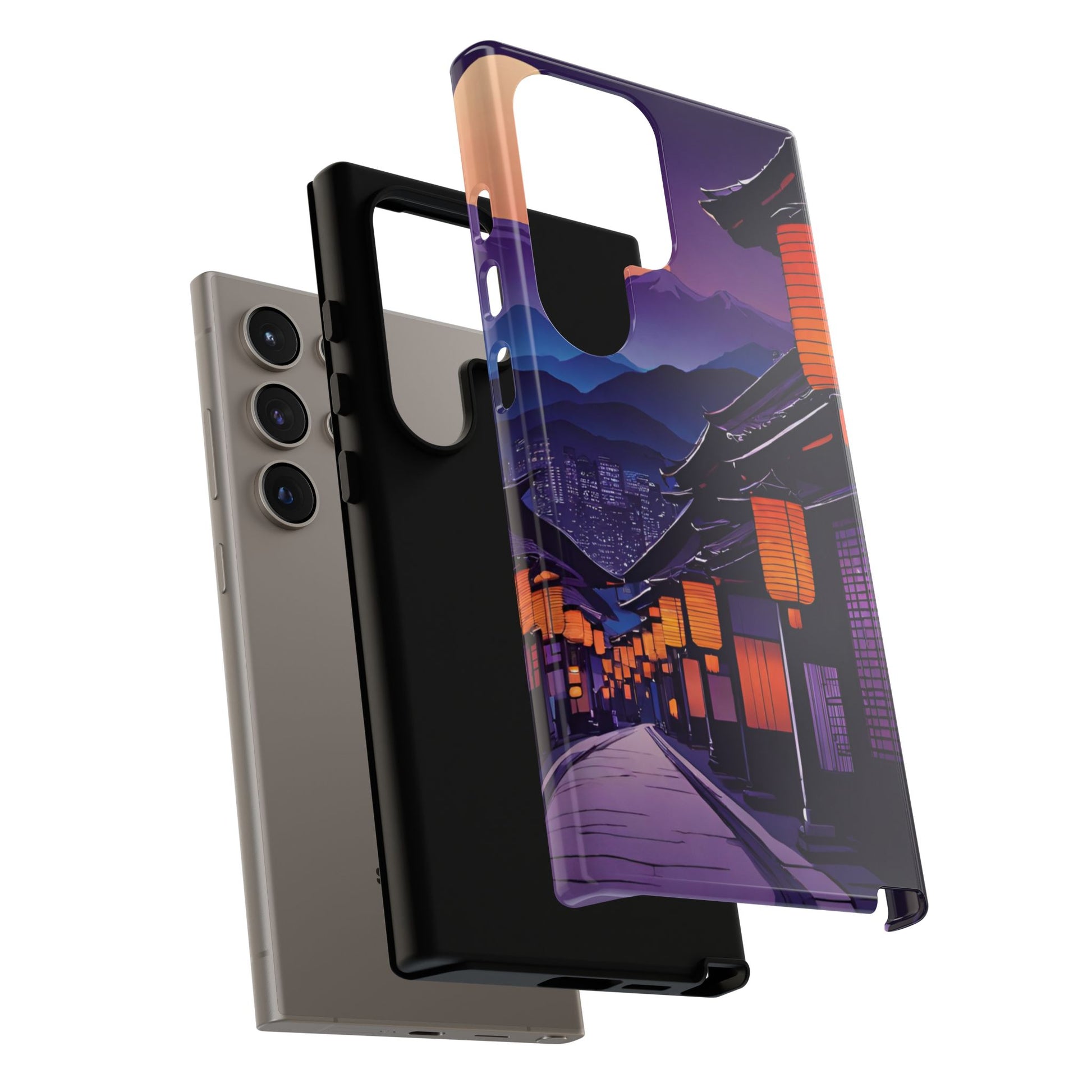Traditional Japanese Village Countryside-Dual Layer Ultra Tough Phone Case Printify by The Night Shift Automotive Apparel