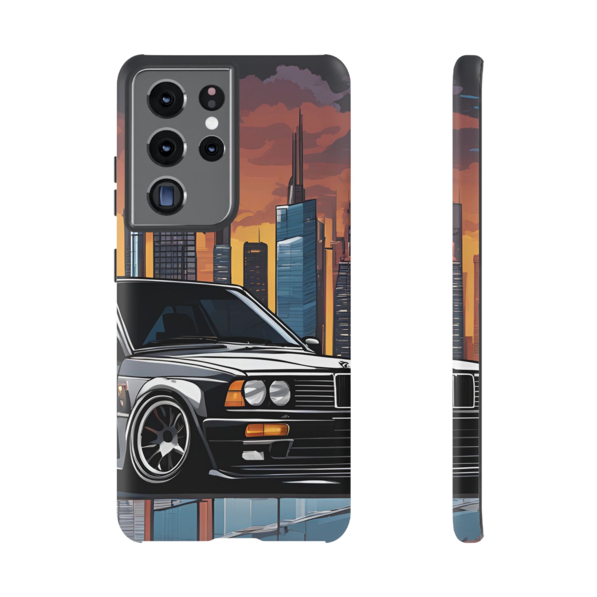 BMW E30 M3-Dual Layer Ultra Tough Phone Case Samsung Galaxy S21 Ultra Matte Printify by The Night Shift Automotive Apparel