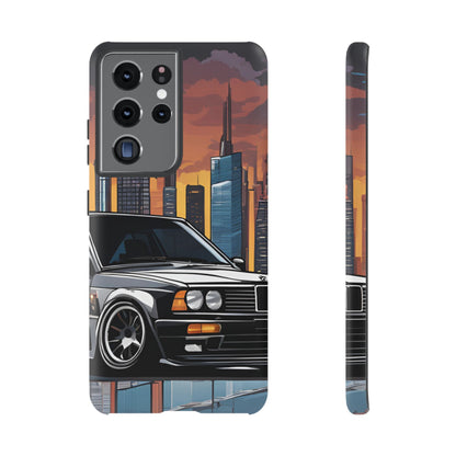 BMW E30 M3-Dual Layer Ultra Tough Phone Case Samsung Galaxy S21 Ultra Matte Printify by The Night Shift Automotive Apparel