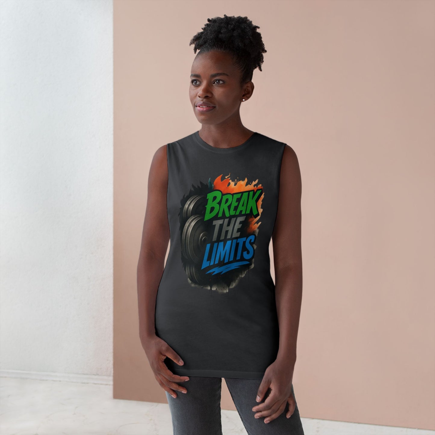Break The Limits - Premium Unisex Barnard Tank Top Printify by The Night Shift Automotive Apparel