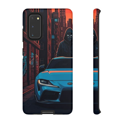Toyota Supra MK-V Street Life-Dual Layer Ultra Tough Phone Case Samsung Galaxy S20 Matte Printify by The Night Shift Automotive Apparel