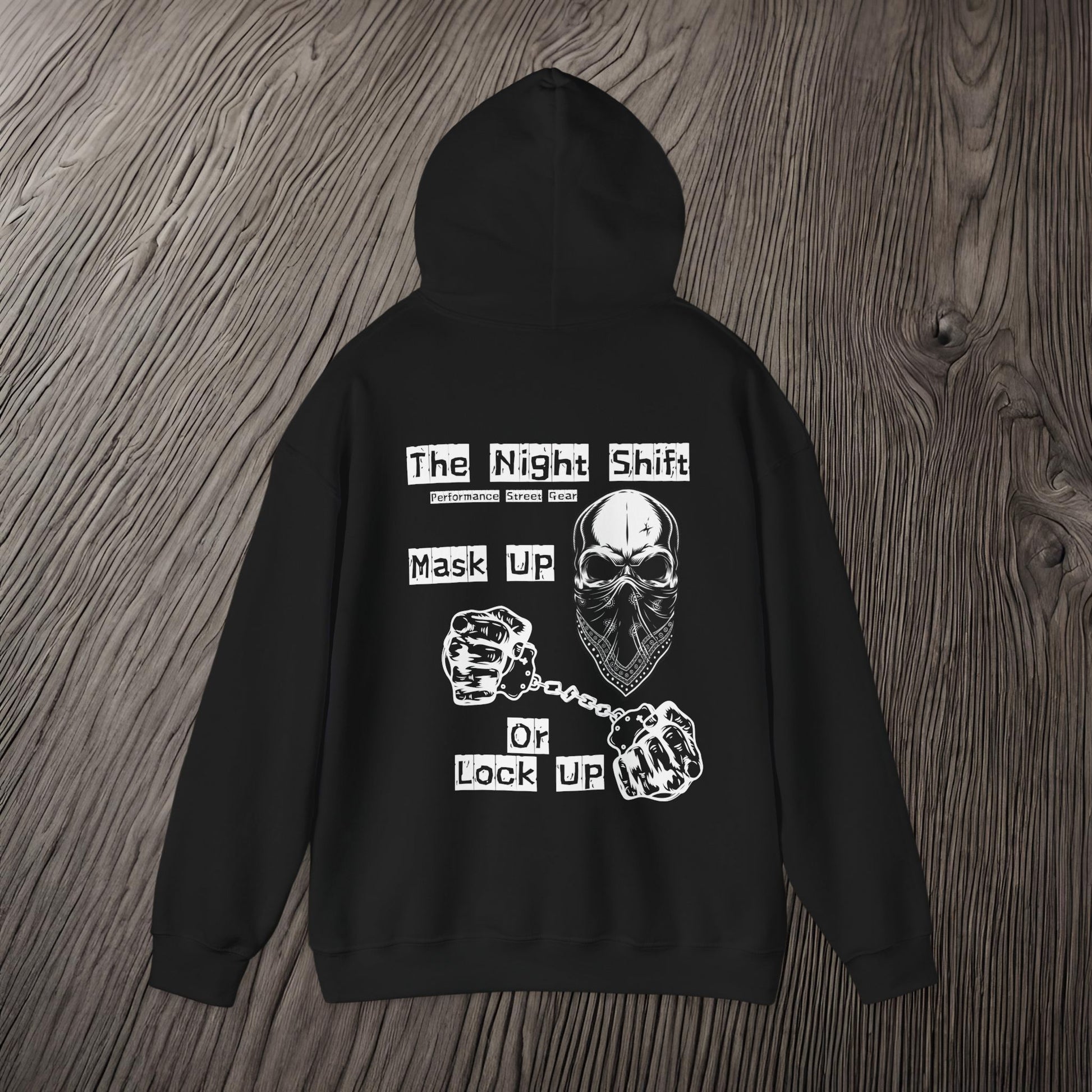 Mask Up or Lock Up-Ultra Soft, Premium Hoodie Printify by The Night Shift Automotive Apparel