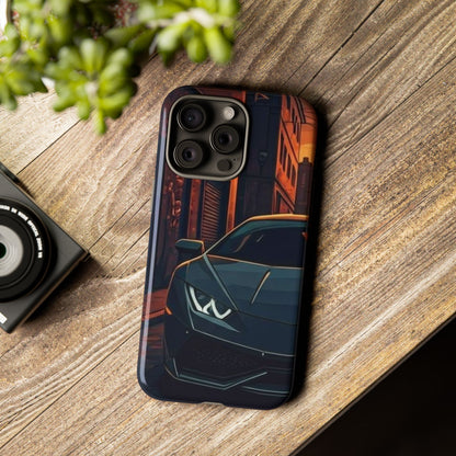 Lamborghini Huracan Street Life-Dual Layer Ultra Tough Phone Case iPhone 15 Pro Max Glossy Printify by The Night Shift Automotive Apparel
