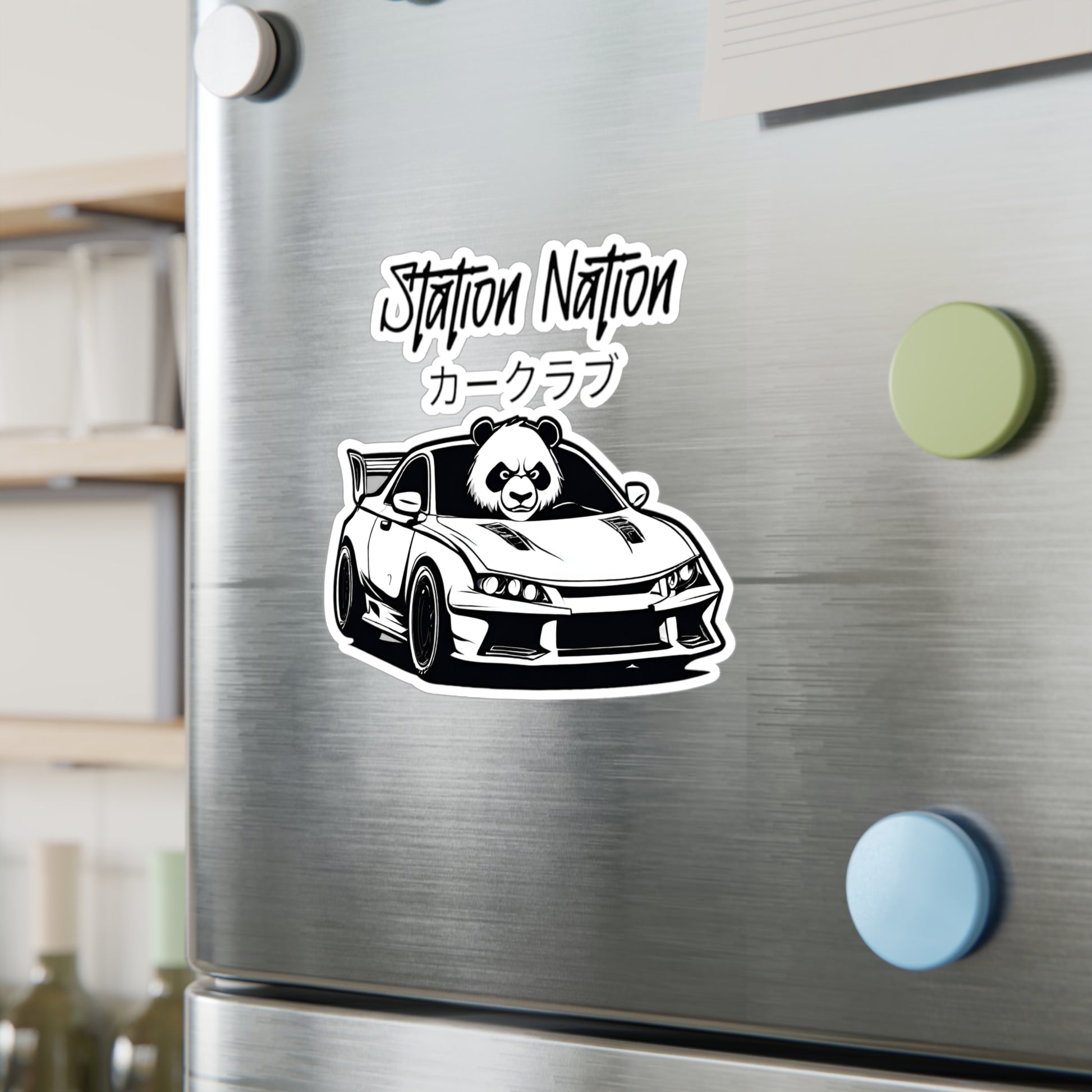Kiss-Cut Vinyl Decals Printify by The Night Shift Automotive Apparel