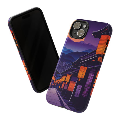 Traditional Japanese Village Countryside-Dual Layer Ultra Tough Phone Case Printify by The Night Shift Automotive Apparel