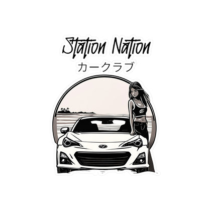 Kiss-Cut Vinyl Decals 8" x 10" Kiss-Cut Satin Printify by The Night Shift Automotive Apparel