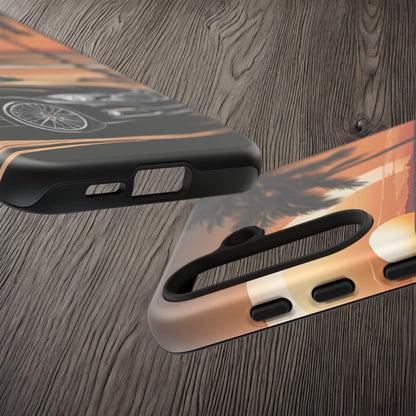 BMW Sunset On The Beach-Dual Layer Ultra Tough Phone Case Printify by The Night Shift Automotive Apparel