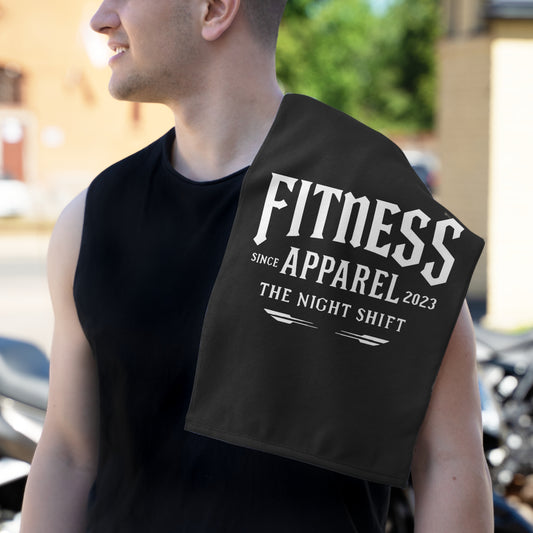 The Night Shift-Gym Towel( 11x18) White 11" × 18" Printify by The Night Shift Automotive Apparel