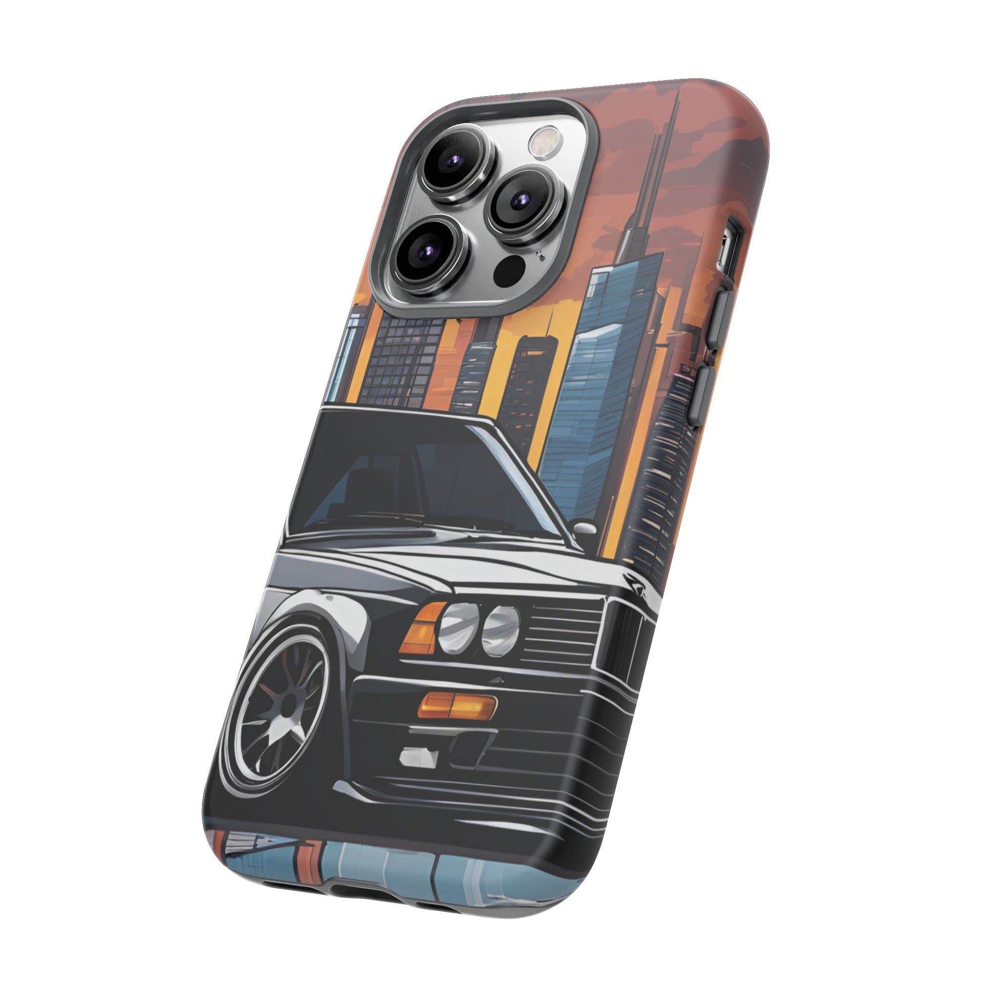 BMW E30 M3-Dual Layer Ultra Tough Phone Case Printify by The Night Shift Automotive Apparel