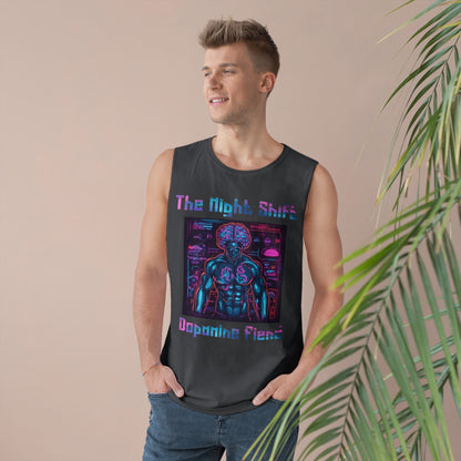 Dopamine Fiend - Premium Unisex Barnard Tank Top Printify by The Night Shift Automotive Apparel