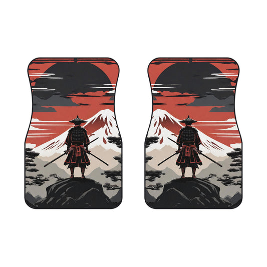 The Way Of The Samurai-Premium, High Quality Car Floor Mats (Set of 2 Front Mats) 2x Front mats Printify by The Night Shift Automotive Apparel