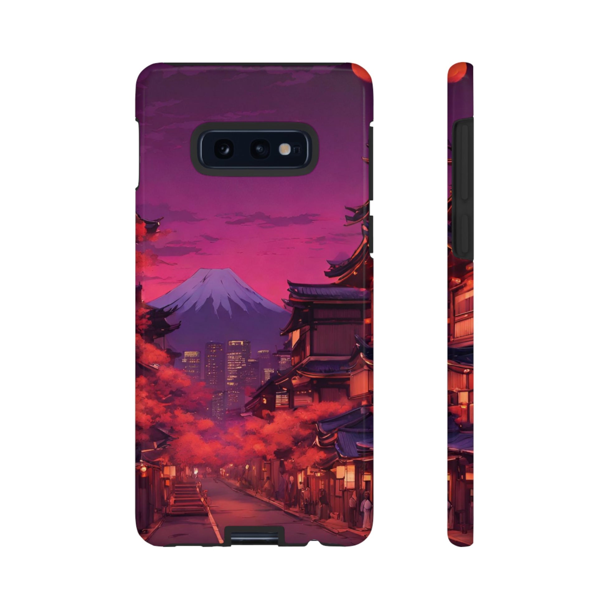 Traditional Japanese Village Countryside-Dual Layer Ultra Tough Phone Case Samsung Galaxy S10E Glossy Printify by The Night Shift Automotive Apparel