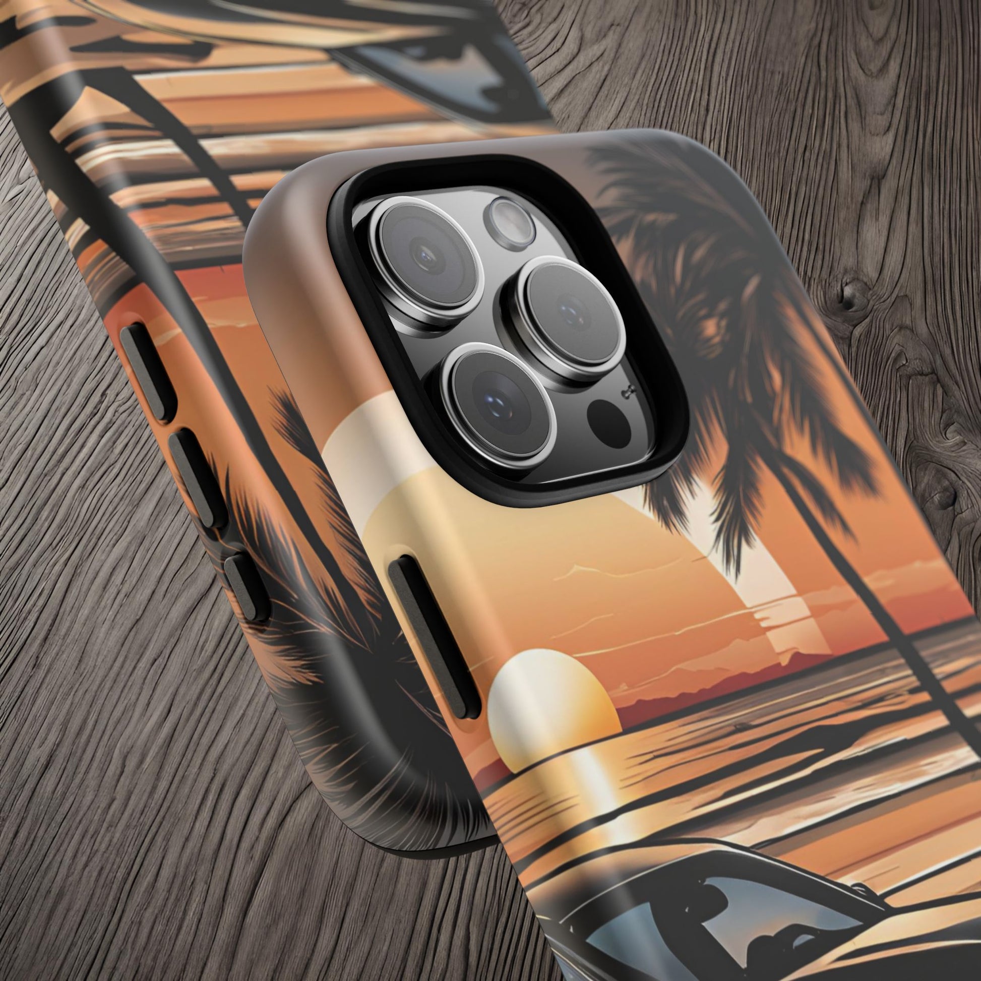 BMW Sunset On The Beach-Dual Layer Ultra Tough Phone Case Printify by The Night Shift Automotive Apparel