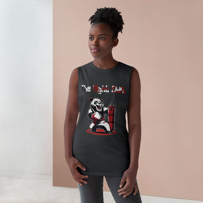 Boxing Panda - Premium Unisex Barnard Tank Top Printify by The Night Shift Automotive Apparel