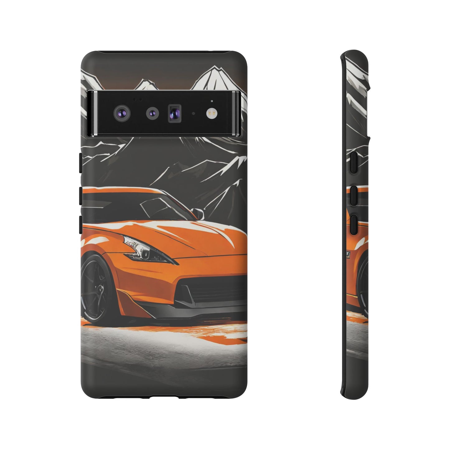 Nissan 370Z Mt Fuji-Dual Layer Ultra Tough Phone Case Printify by The Night Shift Automotive Apparel