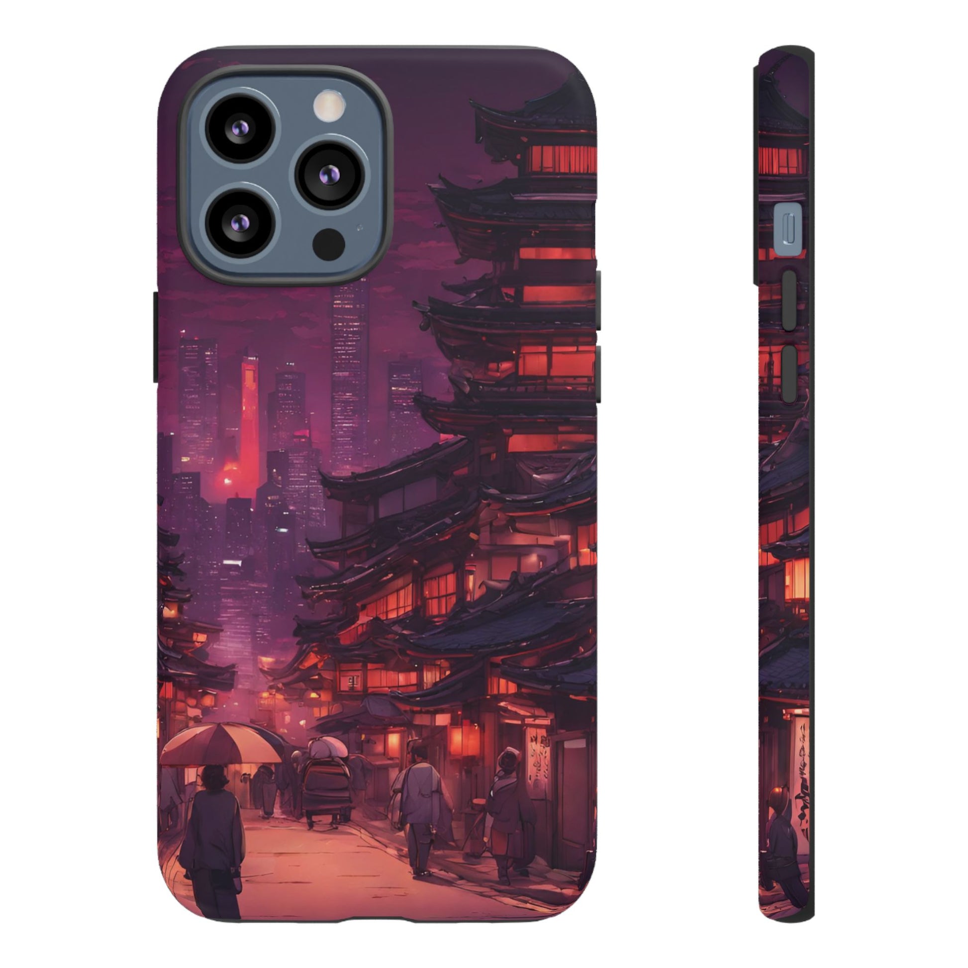 Traditional Japanese Village Countryside-Dual Layer Ultra Tough Phone Case Printify by The Night Shift Automotive Apparel