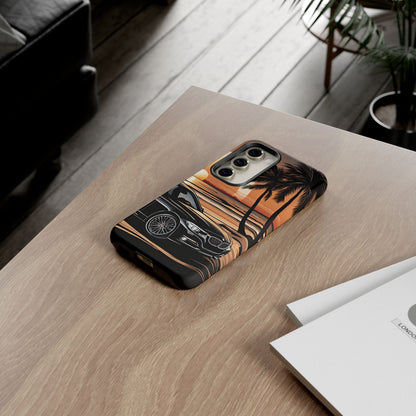 BMW Sunset On The Beach-Dual Layer Ultra Tough Phone Case Samsung Galaxy S23 Matte Printify by The Night Shift Automotive Apparel