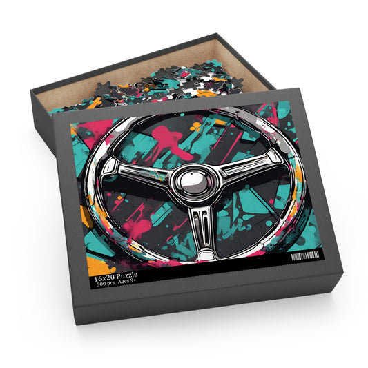 Puzzle (500-Piece) Printify by The Night Shift Automotive Apparel