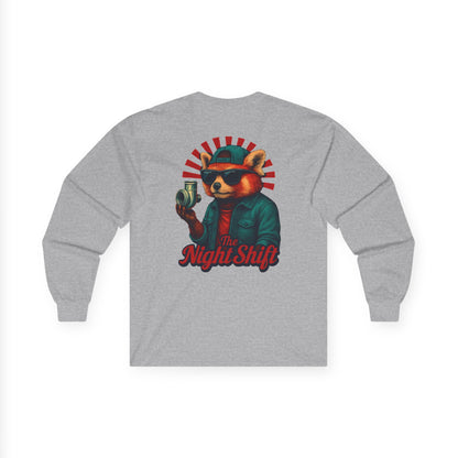 Good Vibes Red Panda-Premium, Ultra Soft Unisex Long Sleeve Tee Printify by The Night Shift Automotive Apparel