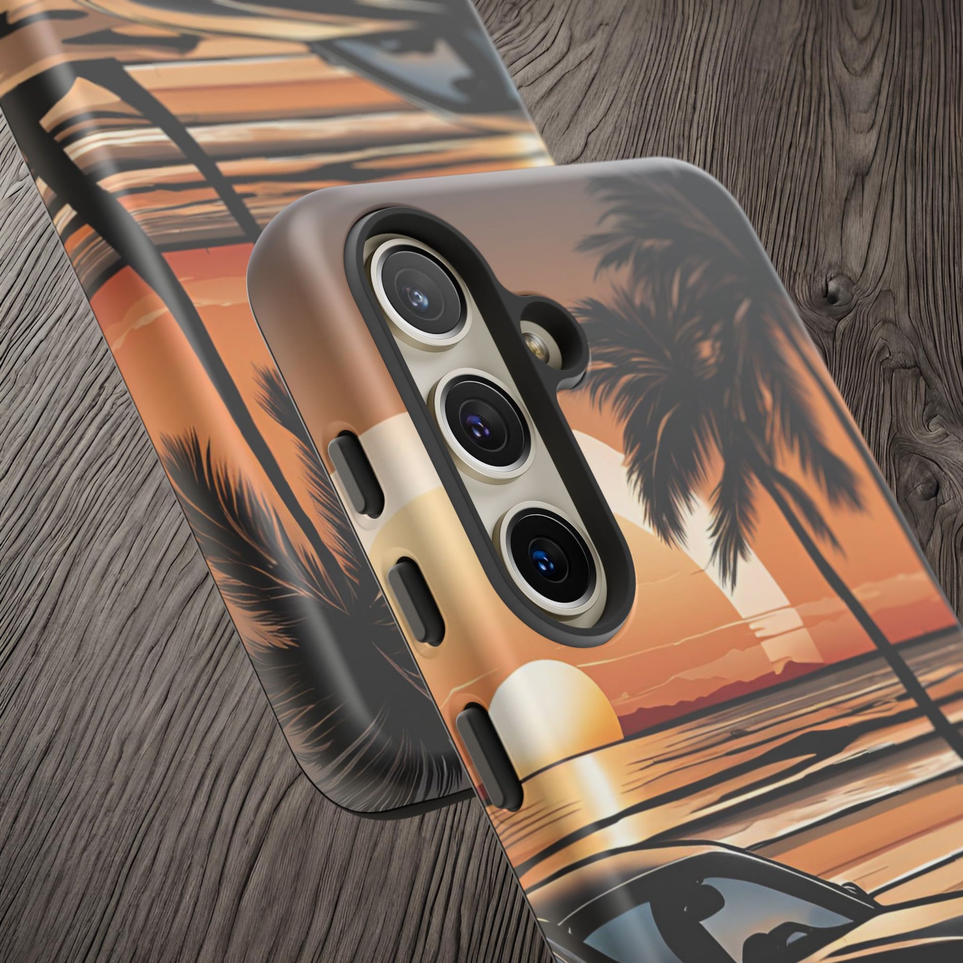 BMW Sunset On The Beach-Dual Layer Ultra Tough Phone Case Printify by The Night Shift Automotive Apparel
