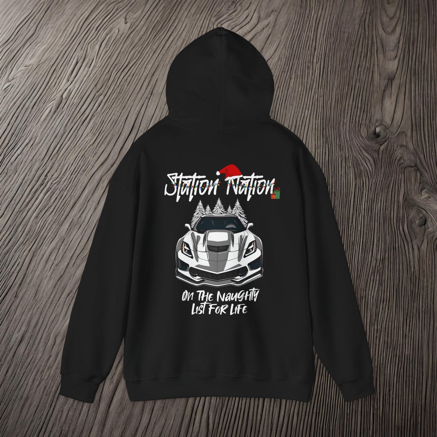 🎁 Christmas Limited Edition Station Nation-Ultra Soft, Premium Hoodie Printify by The Night Shift Automotive Apparel
