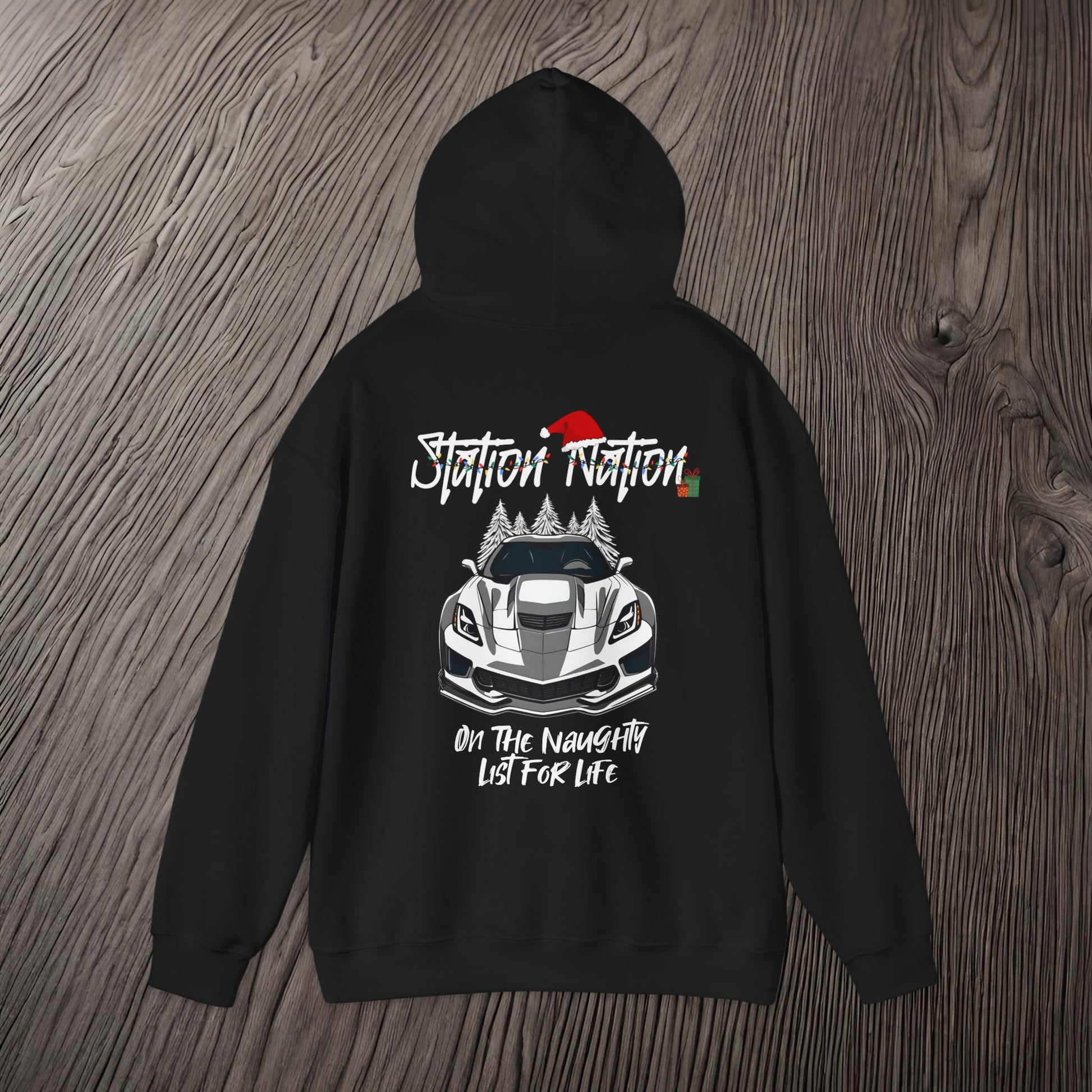 🎁 Christmas Limited Edition Station Nation-Ultra Soft, Premium Hoodie Printify by The Night Shift Automotive Apparel