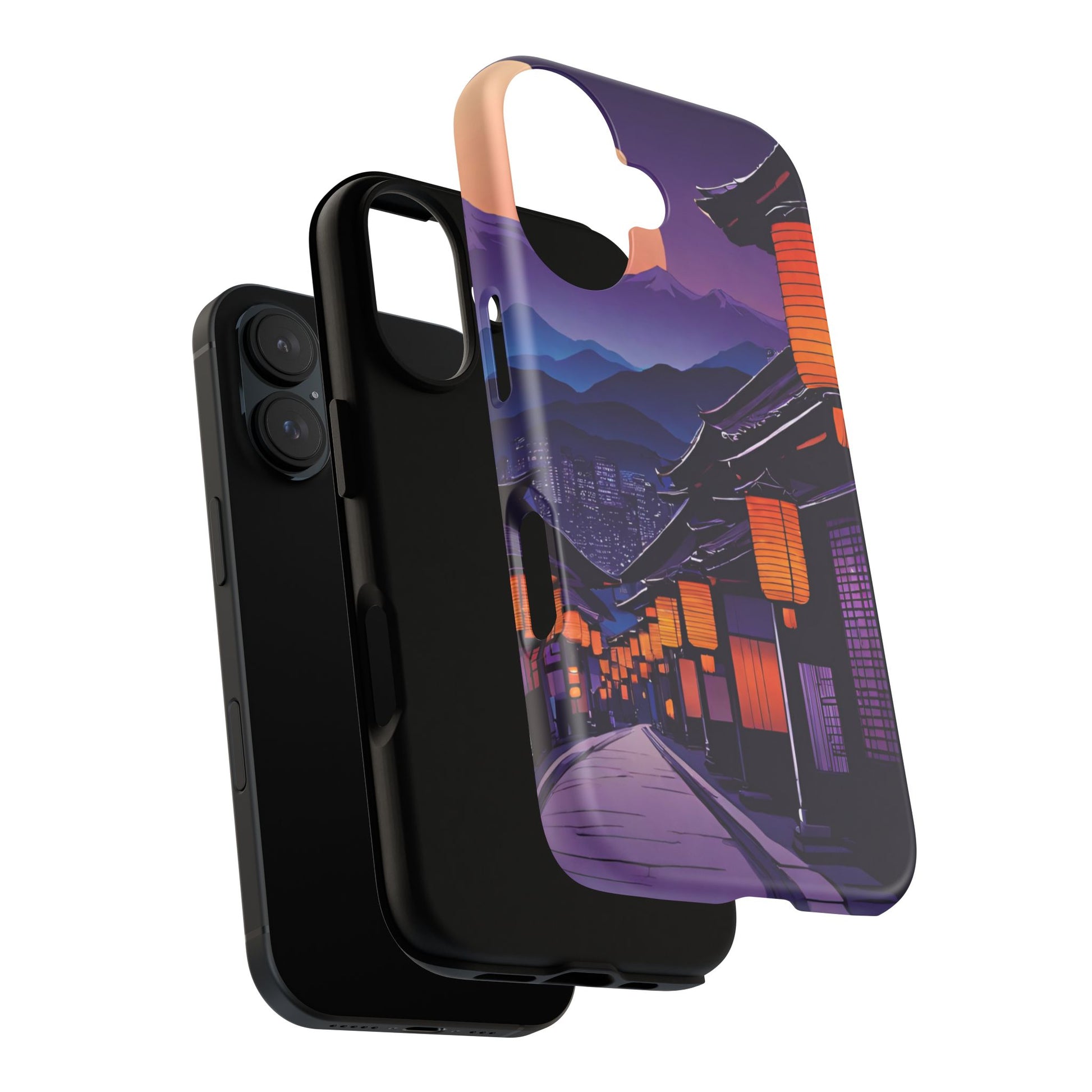 Traditional Japanese Village Countryside-Dual Layer Ultra Tough Phone Case Printify by The Night Shift Automotive Apparel