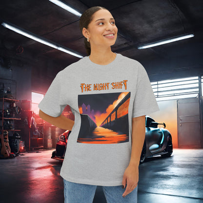 Urban Streets-Premium, Ultra Soft Unisex Oversized Boxy Tee Printify by The Night Shift Automotive Apparel