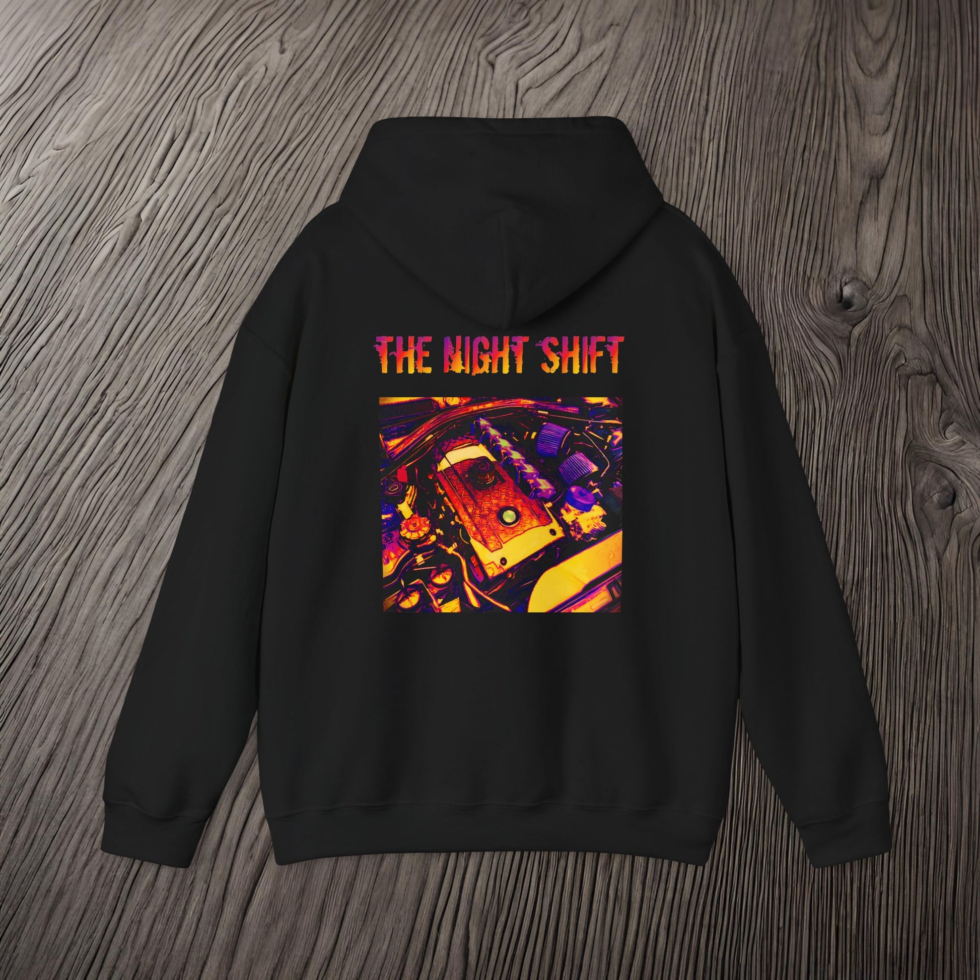 N54 Synthwave-Premium, Ultra Soft Unisex Hoodie Printify by The Night Shift Automotive Apparel