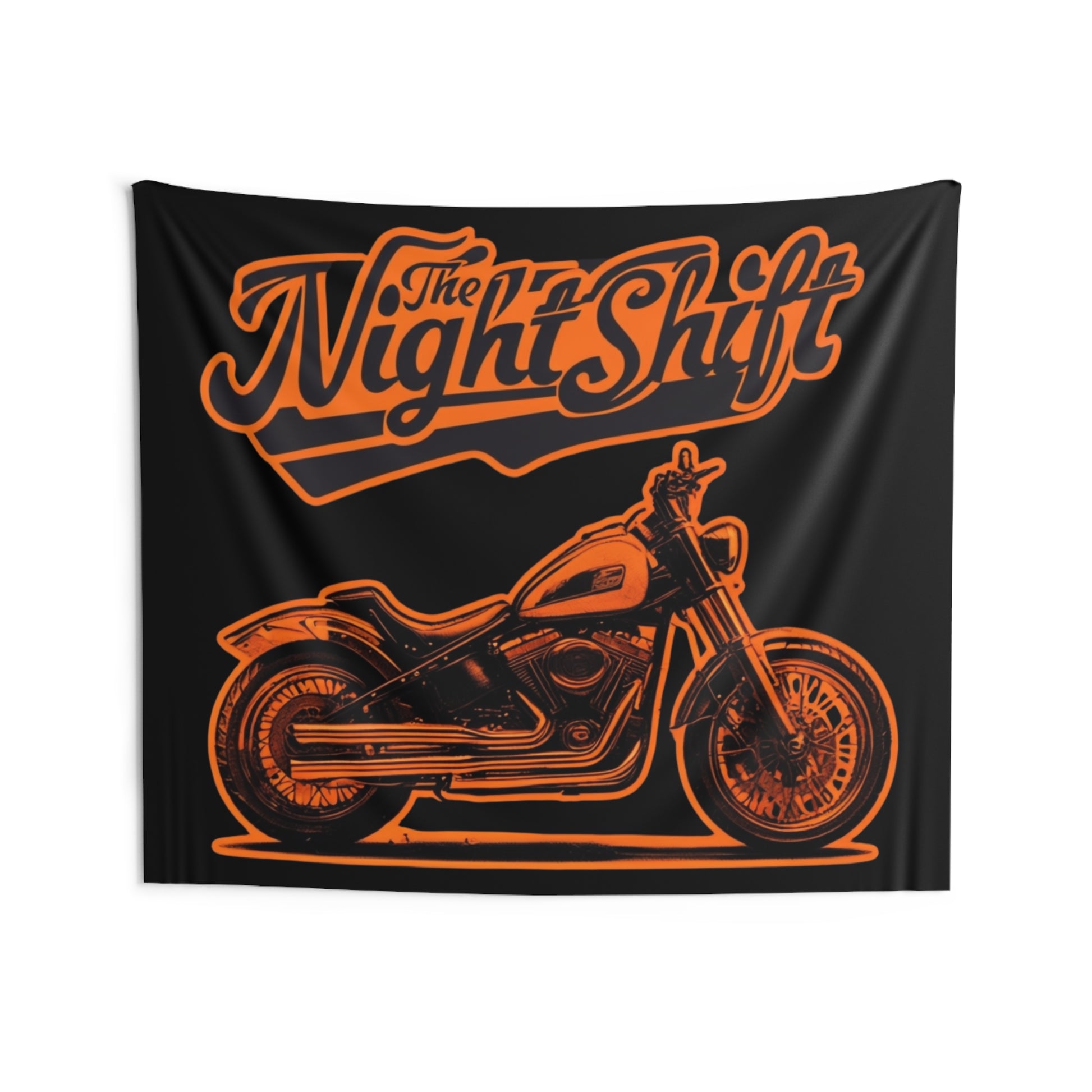 The Night Shift Indoor Wall Tapestries - Shop Banner 80" × 68" Printify by The Night Shift Automotive Apparel