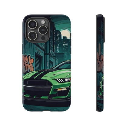 Ford Mustang Shelby GT500 Street Life-Dual Layer Ultra Tough Phone Case Printify by The Night Shift Automotive Apparel