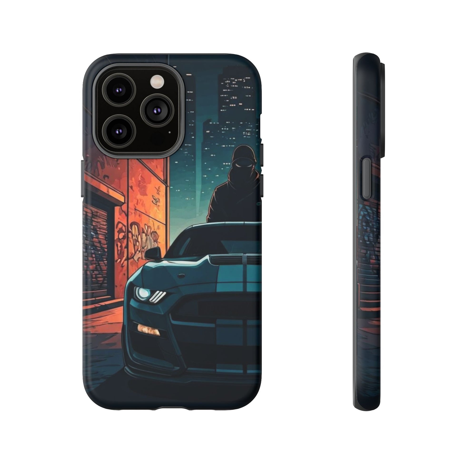 Ford Mustang Shelby GT350 Street Life-Dual Layer Ultra Tough Phone Case Printify by The Night Shift Automotive Apparel