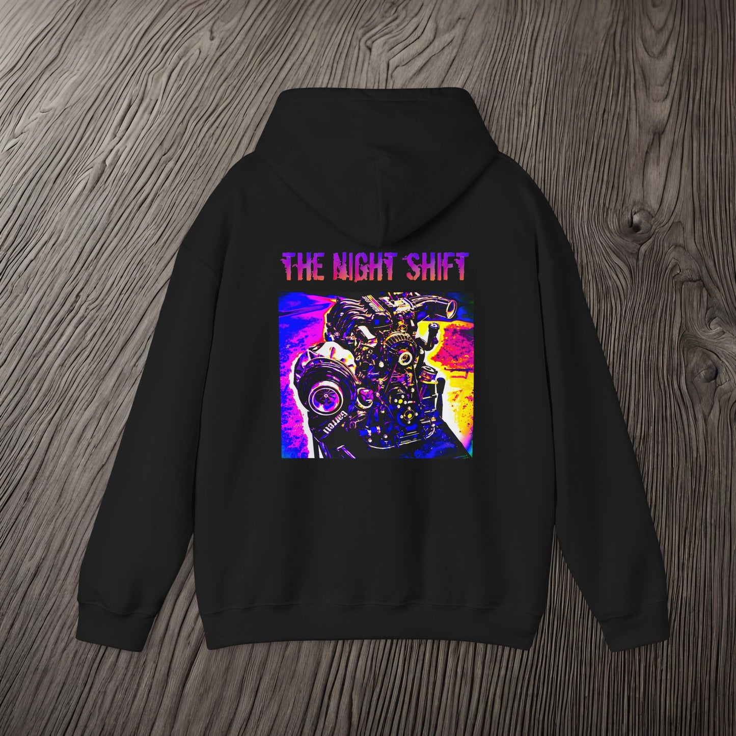 13B-REW Synthwave-Premium, Ultra Soft Unisex Hoodie Printify by The Night Shift Automotive Apparel