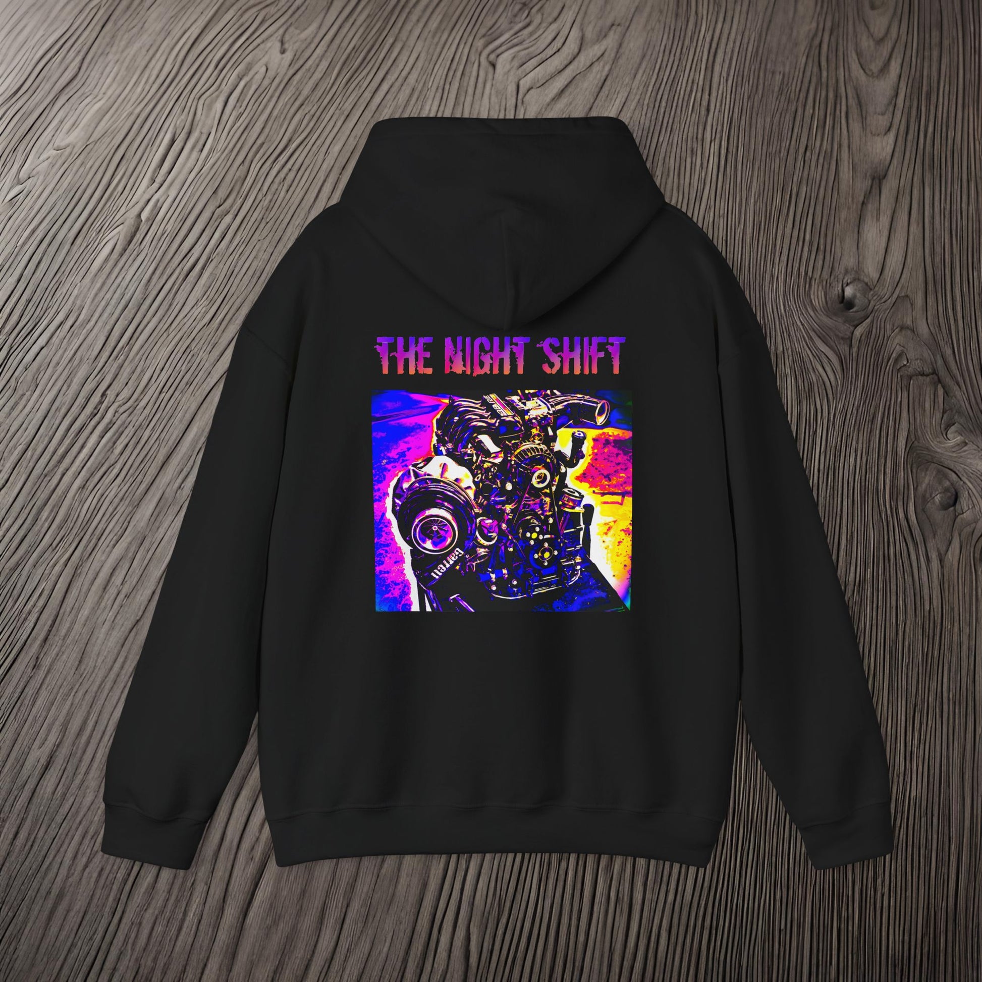 13B-REW Synthwave-Premium, Ultra Soft Unisex Hoodie Printify by The Night Shift Automotive Apparel