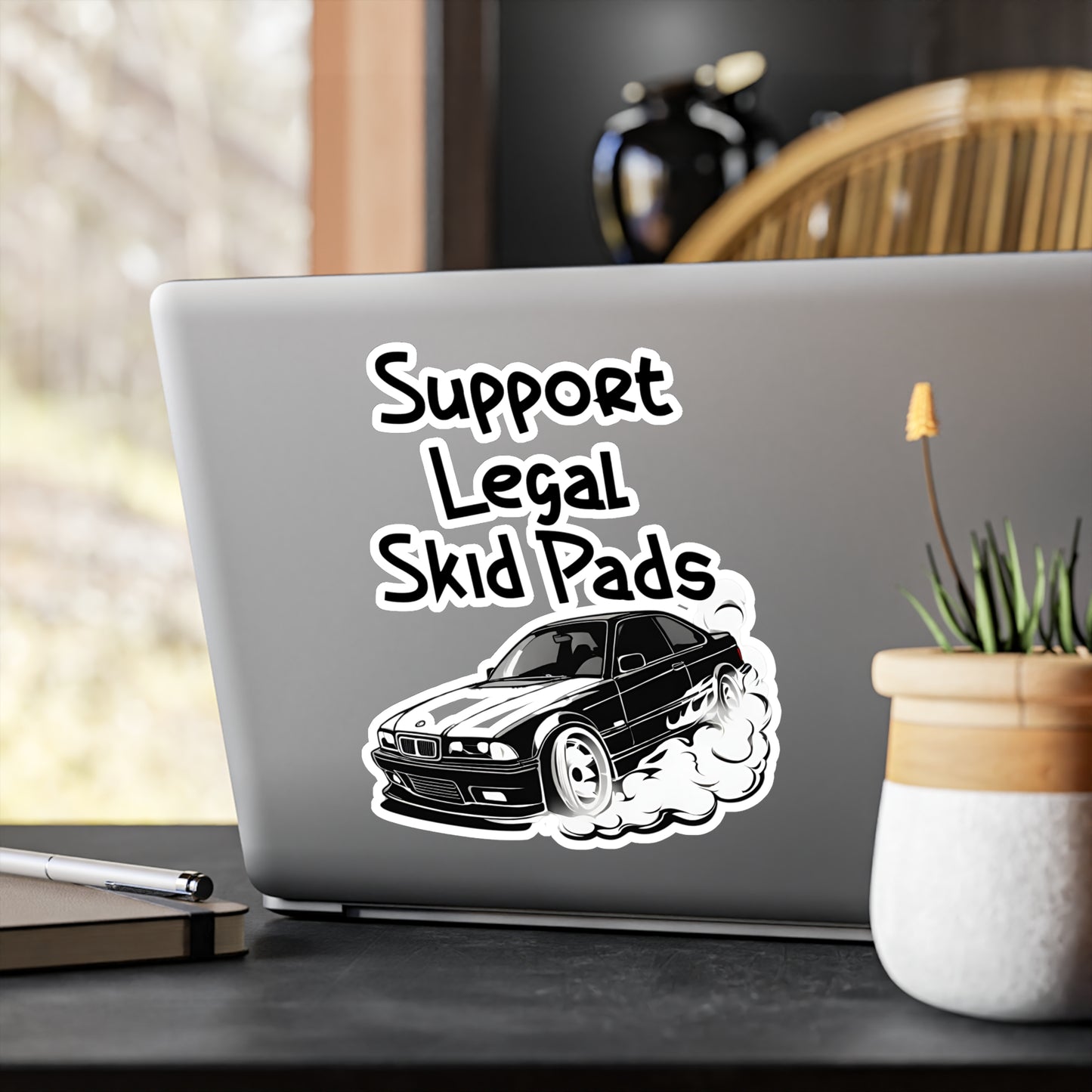 Kiss-Cut Vinyl Decals Printify by The Night Shift Automotive Apparel
