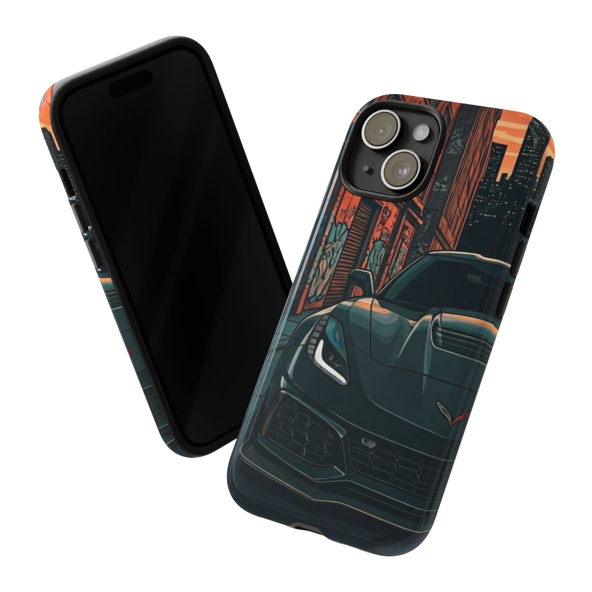 Chevy Corvette C7 Street Life-Dual Layer Ultra Tough Phone Case Printify by The Night Shift Automotive Apparel