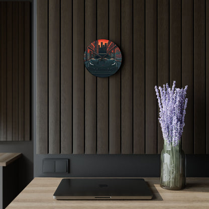 Chevy Corvette C7 Street Life-Acrylic Wall Clock