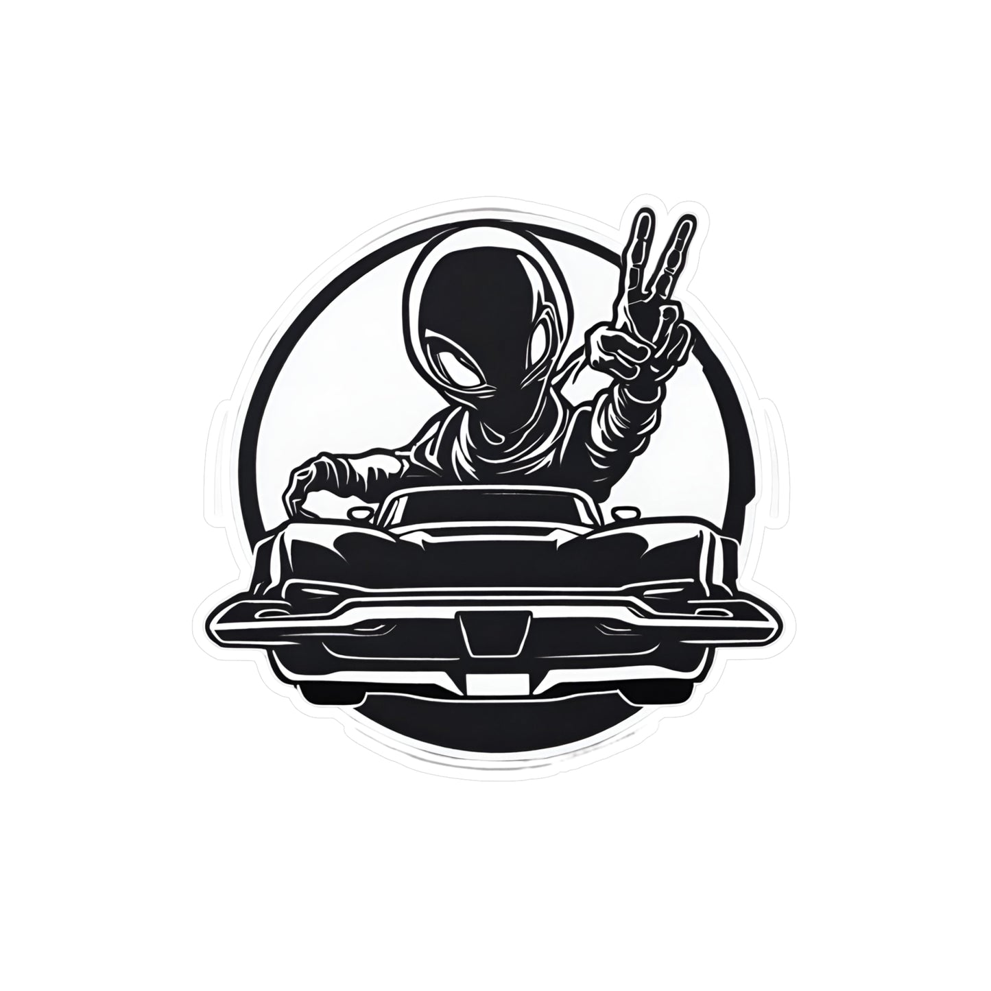 Kiss-Cut Vinyl Decals 8" x 10" Kiss-Cut Satin Printify by The Night Shift Automotive Apparel