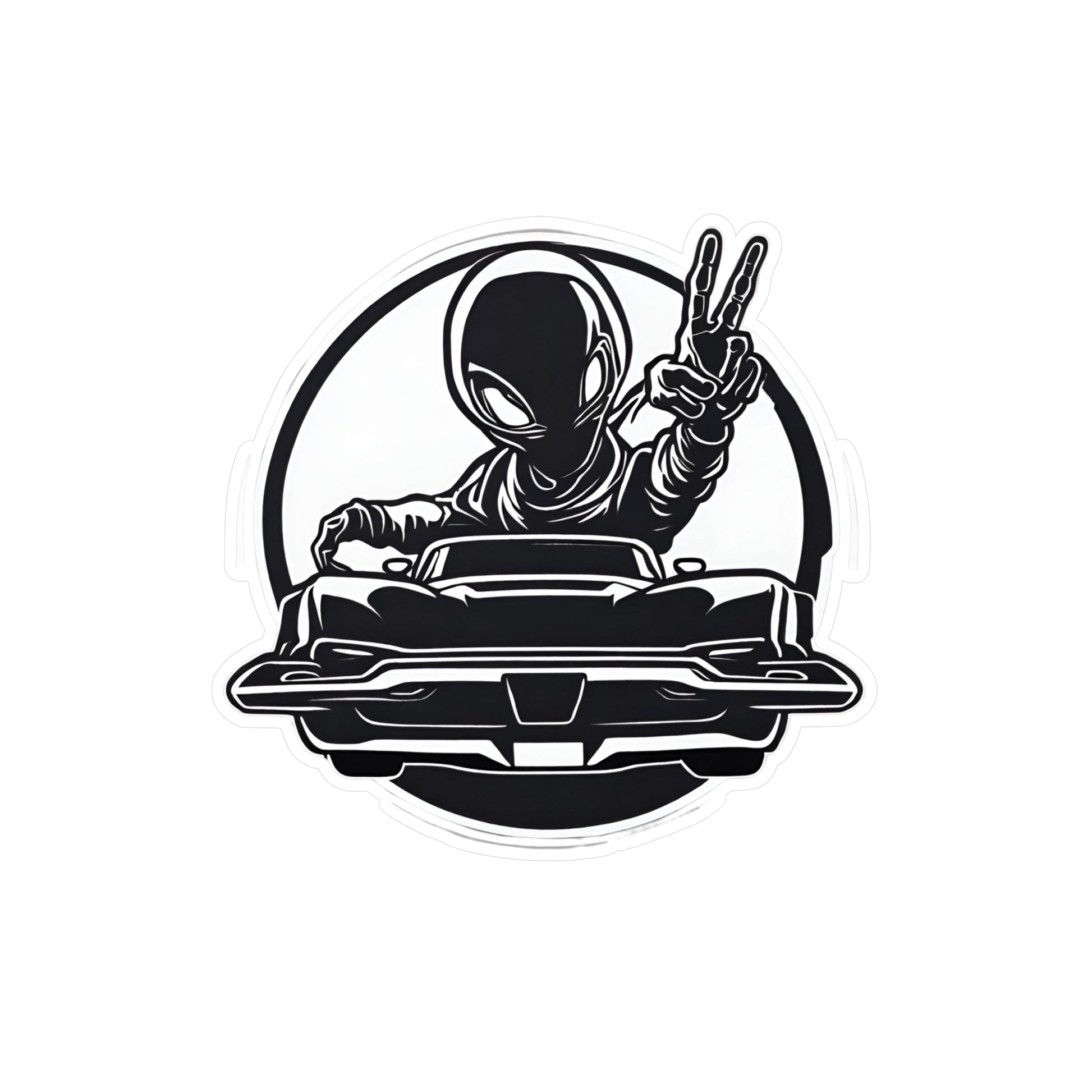 Kiss-Cut Vinyl Decals 8" x 10" Kiss-Cut Satin Printify by The Night Shift Automotive Apparel