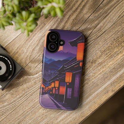 Traditional Japanese Village Countryside-Dual Layer Ultra Tough Phone Case iPhone 16 Matte Printify by The Night Shift Automotive Apparel