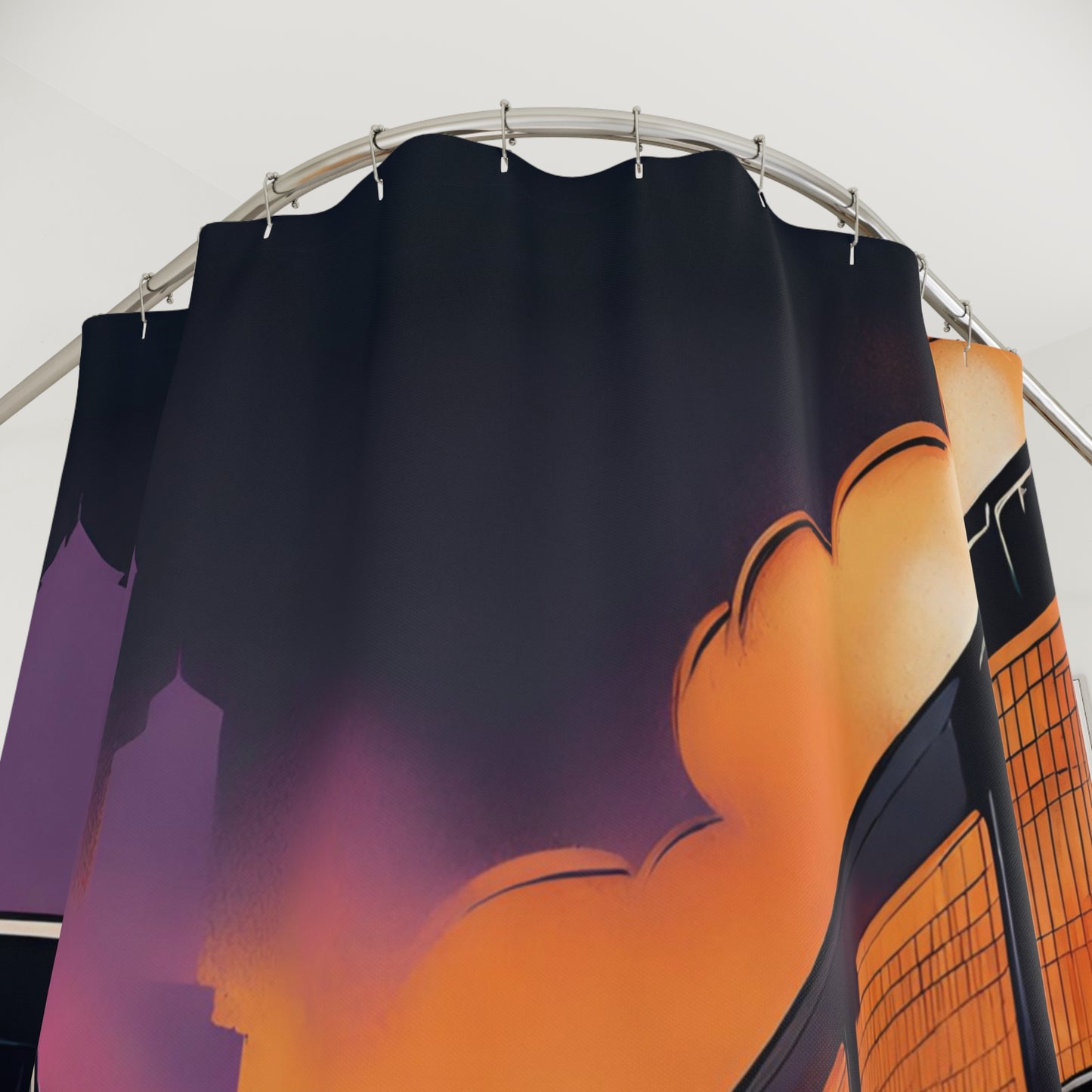 Shower Curtains Printify by The Night Shift Automotive Apparel