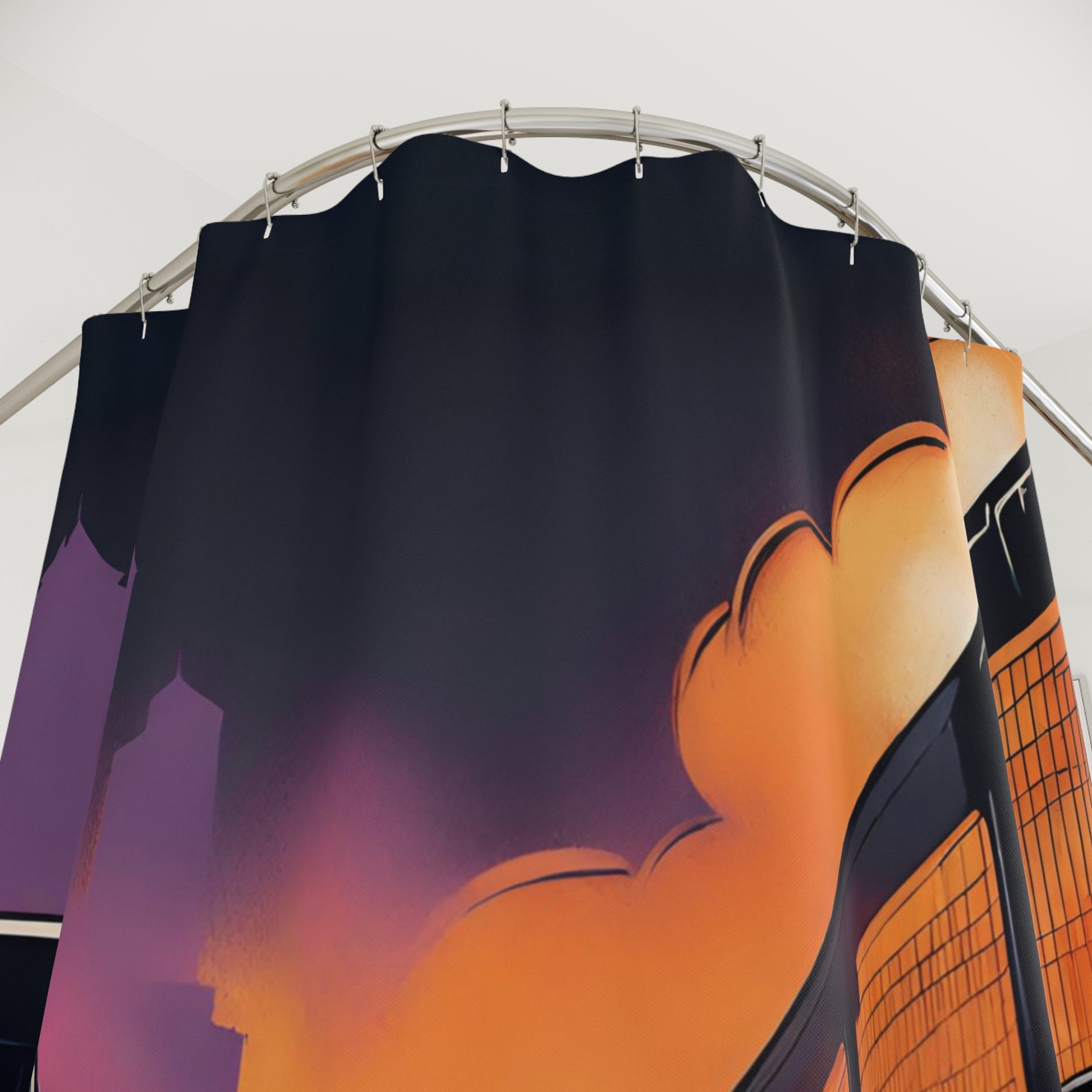 Shower Curtains Printify by The Night Shift Automotive Apparel